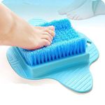 Zyomatiq Health & Beauty Foot Brush Scrubber Bath Tub Floor Brush for Cleaning Feet Soles and Callus - Suction to Floor - Use with Soap and Water