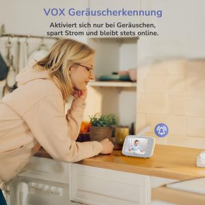 2K WiFi Video Baby Monitor with 2 Cameras – HD Wireless Surveillance