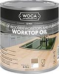 WOCA Denmark Worktop Oil Natural |750 ml| Finish & Restore Wood Butcher Block countertops, Cutting Boards, Kitchen Furniture and Other Wood Items Naturally. Food Contact Safe