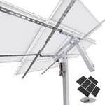 ECO-WORTHY Solar Panel Dual Axis Tracking System (Increase 40% Power) with Tracker Controller, Complete Solar Tracker Kit, Ideal for Different Solar Panels, for Yard/Farm/Field