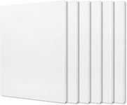 ZEE Sound Proofing Studio Foam Padding High Density Polyester Fiber Acoustic Treatment, 30 * 30 * 1 cm Sound Insulation Panels Beveled Edge Tiles,Studio Home and Office. (Pack 18, White)