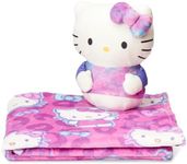 Northwest Sanrio Hello Kitty, Hello Hugs, Silk Touch Throw and Hugger Set, 50 x 60 Inches