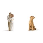 Willow Tree Our Gift Figurine & Love My Dog Light Figurine