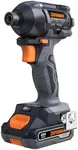 TITANCE X7 20V Brushless Impact Driver, 1/4'' Hex Compact Cordless Driver Kit with 1,770 In-lbs Torque, Battery & Charger Included – Lightweight Electric Screwdriver for Wood, Metal & Auto Repair