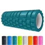 Foam Roller and Massage Roller by KG Physio - Massage Roller for Legs, Back and Arms - Ultra Lightweight Core Muscle Roller Essential to Release Deep Tension - 13"x5" Long Foam Roller