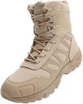IODSON Men’s Military Tactical Boots Lightweight and Durable work Boots Outdoor Combat Jungle Anti-Slip Boots Hiking Boots Backpacking Boots