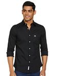 U.S. POLO ASSN. Men's Regular Fit Casual Shirts Black M