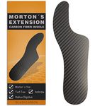 Morton's Extension Orthotic,Carbon Fiber Insole,Rigid Foot Support Insert for Morton's Toe,Turf Toe,Hallux Rigidus,Arthritis,1 Piece 27.5cm(Men Size 11/Women 12)