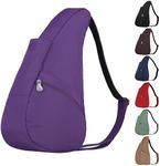 AmeriBag Classic Healthy Back Bag tote Microfiber Small (Wild Violet)