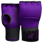 Hayabusa Quick Gel Boxing Hand Wrap Gloves - Purple/Black, Large