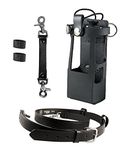 Boston Leather Bundle Three Items- Anti-Sway Strap for Radio Strap Firefighter's Radio Strap / Belt Firefighter's Radio Holder (for Motorola APX 6000XE/8000)