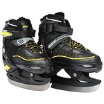 Recto Skates ICE Adjustable Hockey Skates S/M/L (Size - Small (31-34 Euro))