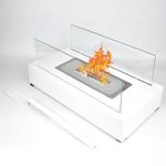 Indoor Tabletop Firepit Portable Outdoor Fire Pit with Dancing Flames Modern Design and Robust Steel Base