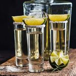 FINSTER Imported Tall Vodka & Tequila Shot Glasses Set of 6 (Transparent - 60 ml) (Great Gift for Vodka Tequila Lovers)