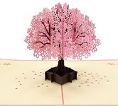 BC Worldwide Ltd handmade 3D pop up card Cherry blossom Pink Sakura birthday,mother's day,Valentines day,mother's day,wedding anniversary desk ornament gift