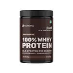 HealthifyMe 100% Whey Protein Blend (Isolate And Concentrate) | Double Chocolate-500Gms | 25.5Gm Protein, 5.6Gm Bcaa | With Digestive Enzymes | No Added Sugar Or Artificial Sweeteners, Vegetarian