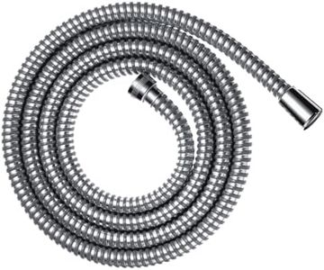 hansgrohe Metaflex Shower Hose 1.25 m, Anti-Kink and Flexible, Chrome Effect Coil wrap 28262000