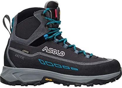 Asolo Women's Arctic Snowshoeing winter Hiking Boots, Grey/Gunmetal/Red, 6.5