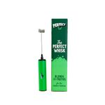 Perfect Ted Durable Double Headed Handheld Milk Frother | Electric Hand Whisk Perfect for Matcha Lattes | Blends and Froths Matcha Powder | USB-Rechargeable Milk Frother (Electric Whisk)