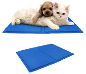 Fineway. Magic Pet Dog Cat Cool Cooling Gel Pad Pillow Cooling Mat Cushion Yoga Bed Sofa – Keep Your Pets Cool Down In The Summer Heat (Large (90cm x 50cm))