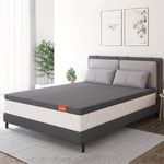 Sweetlove 8cm Double Size Mattress Topper, Cooling Gel Memory Foam Bedding Pads for Back Pain, Non-Slip Design with Removable and Washable Skin-Friendly Bamboo Cover, CertiPUR-US Certified