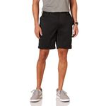 Amazon Essentials Men's Slim-Fit Stretch Golf Short, Black, 36