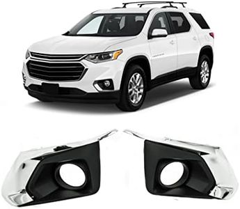 CONCEPT AUTOMOTIVE LIGHTS Compatible With 2018-2021 Chevrolet Traverse Complete Fog Lamp Light Left & Right Side with Bezels+Harness+Switch