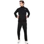 ASICS PERFORMANCE BLACK COLORED ZIP TRACK SUIT - L