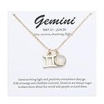 TGOLM 14k Gold Plated Gemini Sign J