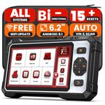 ANCEL OBD2 Scanner FX6100 Bidirectional Scan Tool, All Systems Car Scanner Diagnostic Tool with Active Test, 15+ Reset Services, Oil Light/EPB/BMS/ABS Bleeding/SAS Reset, CAN-FD, AutoVIN, Free Update