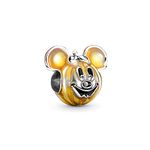 H.ZHENYUE Jewelry Gold Mouse Charm Beads Bracelets 925 Sterling Silver Christmas Halloween Birthday Valentine's Day Mother's Day Gifts for Women Wife Girls