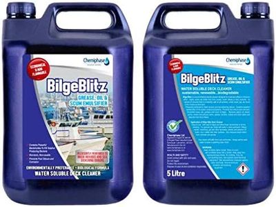 Bilge Blitz - Boat Cleaner Grease Oil and Scum Emulsifier & Deck Cleaner 2 x 5 L