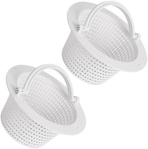 BlueStars 513330 Above Ground Pool Skimmer Basket for Pentair HydroSkim - Compatible with Hayward SP1091WM - Pack of 2