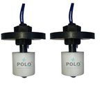 Polo Star Magnetic Float Sensor Switch for Liquid Water Level Controller | Water Tank | Top Mount | Vertical Mount | 2 Meter Wire with Weight | with Reversable NO – NC ( Pack of 2)