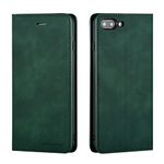 QLTYPRI Case for iPhone 7 Plus 8 Plus, Premium PU Leather Cover TPU Bumper with Card Holder Kickstand Hidden Magnetic Adsorption Flip Wallet Case Cover for iPhone 7 Plus 8 Plus - Green