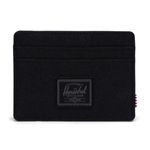 Herschel Charlie Cardholder Wallet, Black Tonal, Herschel Charlie Cardholder Wallet