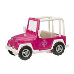 Our Generation – Vehicle Playset – Pink & White – 18-inch Doll Accessories – Pretend Play – Toys For Kids Ages 3 & Up – My Way & Highways 4x4