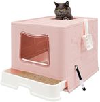 Foldable XL Cat Litter Box with Lid