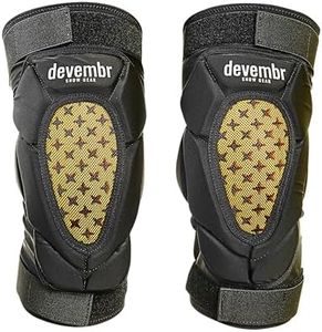 devembr Knee Pads Snowboarding for Women, Men - Impact Absorption Cushion Protection, Cold Resistance for Skate Ski - L