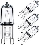 GMY G9 Halogen Oven Bulb 25W 230V G9 Oven Light Bulb Cooker Bulb 300℃ Heat Tolerant for Neff/Zanussi/Bosch/AEG/Stoves/Smeg/Microwave Oven 4 Pack