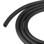 MECCANIXITY PVC Petrol Fuel Line Hose 3/16" x 5/16" 10ft Black for Chainsaws Lawn Mower String Trimmer Blowers Small Engines