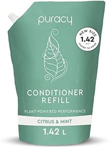 Puracy Conditioner Refill - Plant-Based Natural Conditioner for Women and Men of All Hair Types Conditioner for Dry and Oily Hair Sulfate-Free 48 Oz