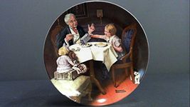 c1985 Knowles Norman Rockwell plate - The Gourmet from the Rockwell Heritage Collection - CP1096