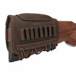 TOURBON Leather Cheek Riser for Rifle Stock Shell Holder Gun Stock Pouch Hunting Accessories