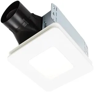 Broan-NuTone® BEL6 Bathroom Exhaust Fan w/LED Light, 60 CFM, ENERGY STAR® Exhaust Fan, 0.9 Sones