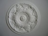 AROIJUN Ceiling Rose Polystyrene Lightweight - 'Country Splendour' 445mm