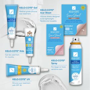 KELO-COTE Silicone Scar Gel 15g – Treatment for Surgical, Burn & Acne Scars