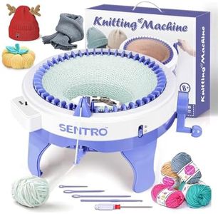 SENTRO 48-Needle Knitting Machine - Versatile Circular Knitting Loom Machine for Adults, Perfect for Crocheting and Knitting Projects - Ideal for Beginners and Experts