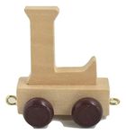 Childrens Personalised Wooden Alphabet Letter Train A-Z Name Set All Letters Available (LETTER L)