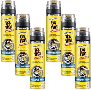 Fix-A-Flat S60430-6PK Aerosol Emergency Flat Tire Repair and Inflator, for Large Tires, Eco-Friendly Formula, Universal Fit for All Cars and Small Trucks/SUVs, 20 oz. (Pack of 6)